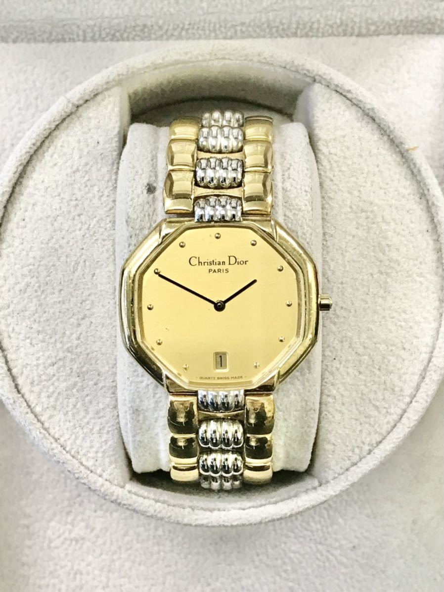 赤字超特価Christian Dior ディオール オクタゴン 腕時計　新電池 時計